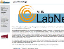 Tablet Screenshot of labnet.ca